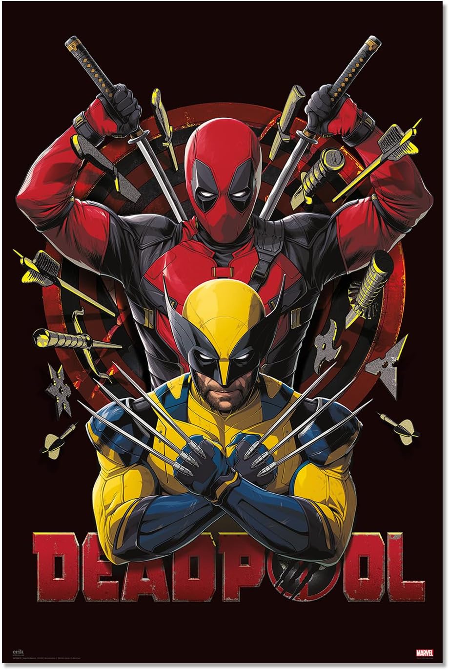 Deadpool & Wolverine Poster - 36 x 24" / 91.5 x 61cm