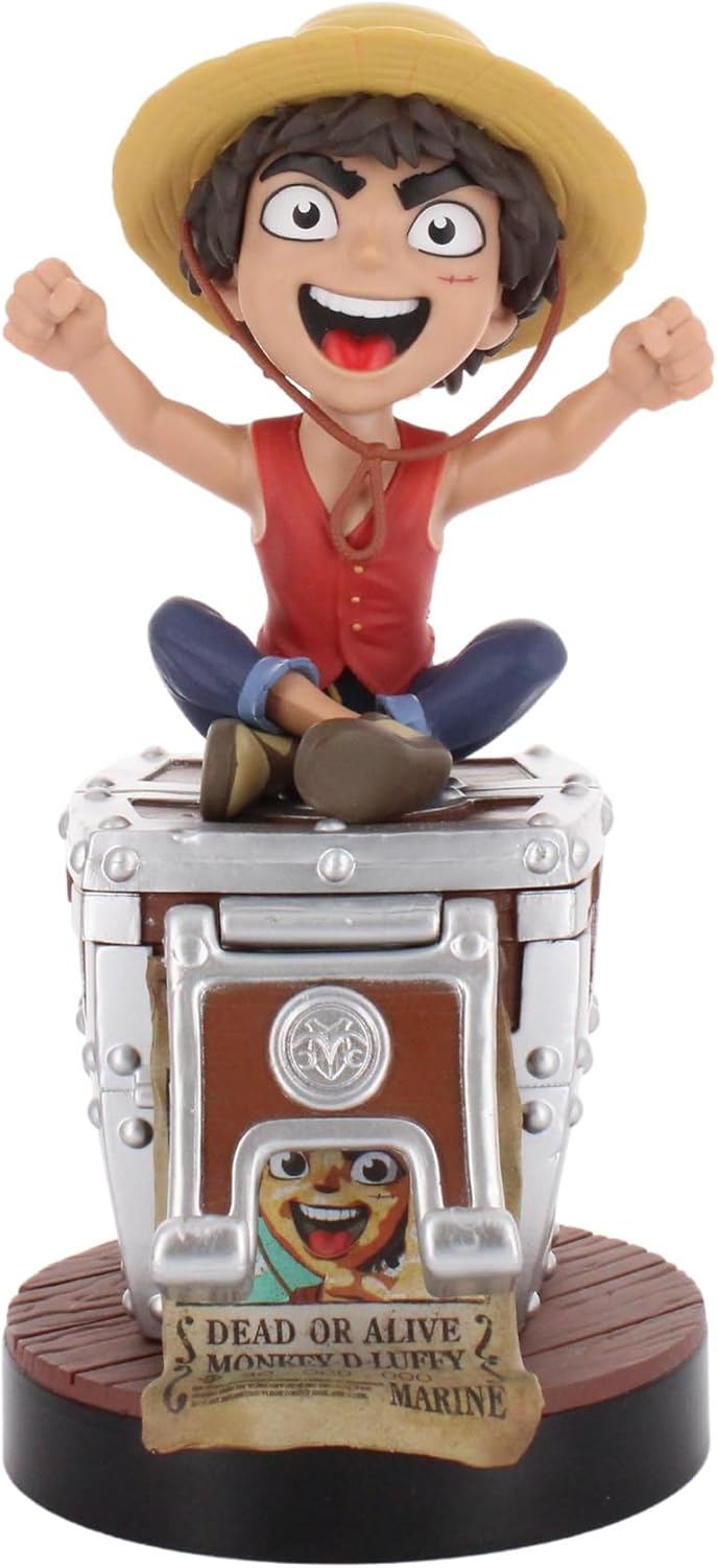 Cable Guys - One Piece Luffy Wanted Poster Gaming Accessories & Phone Holder