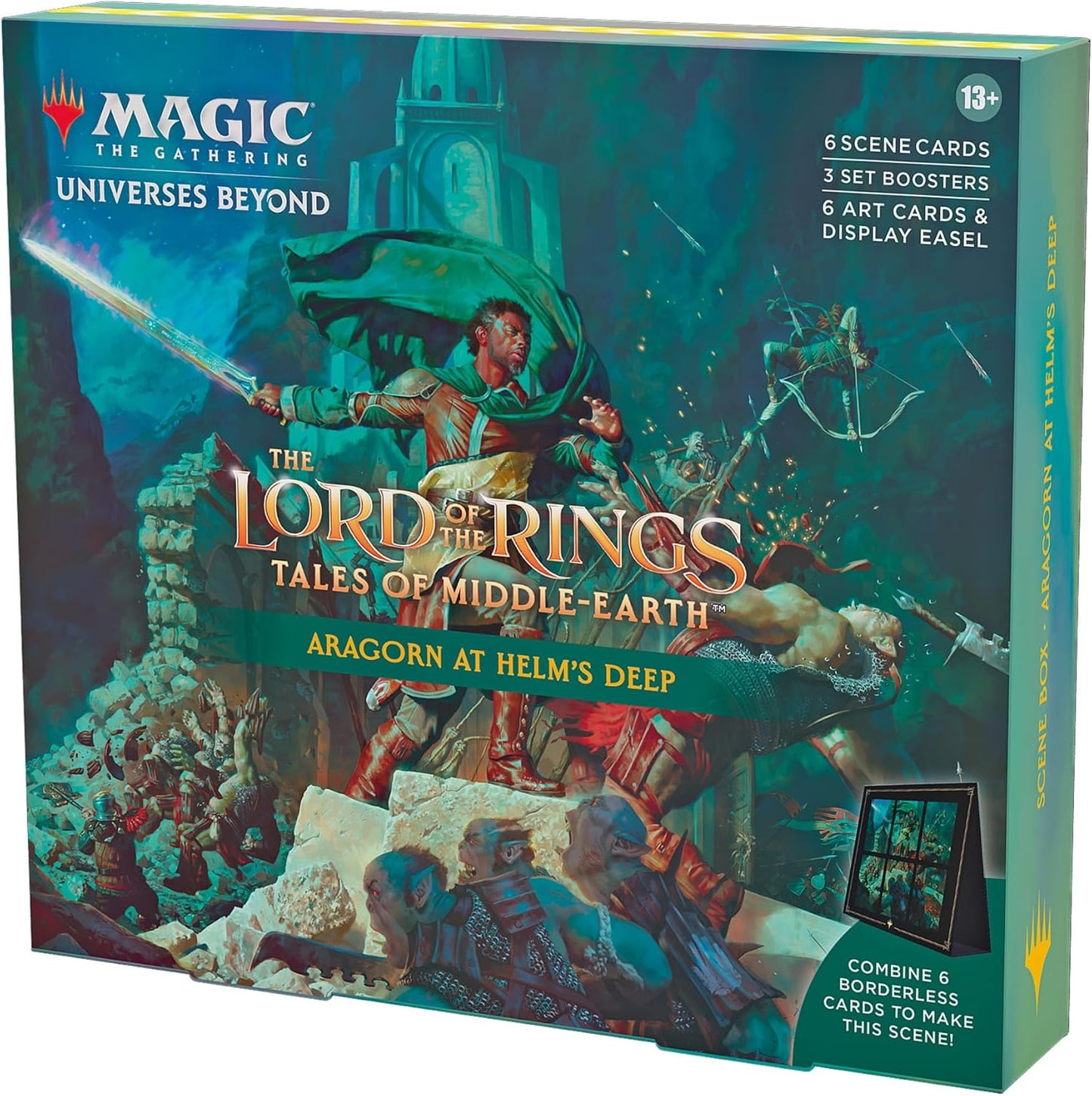 Magic: The Gathering The Lord of the Rings: Tales of Middle-earth Scene Box - Aragorn at Helm’s Deep