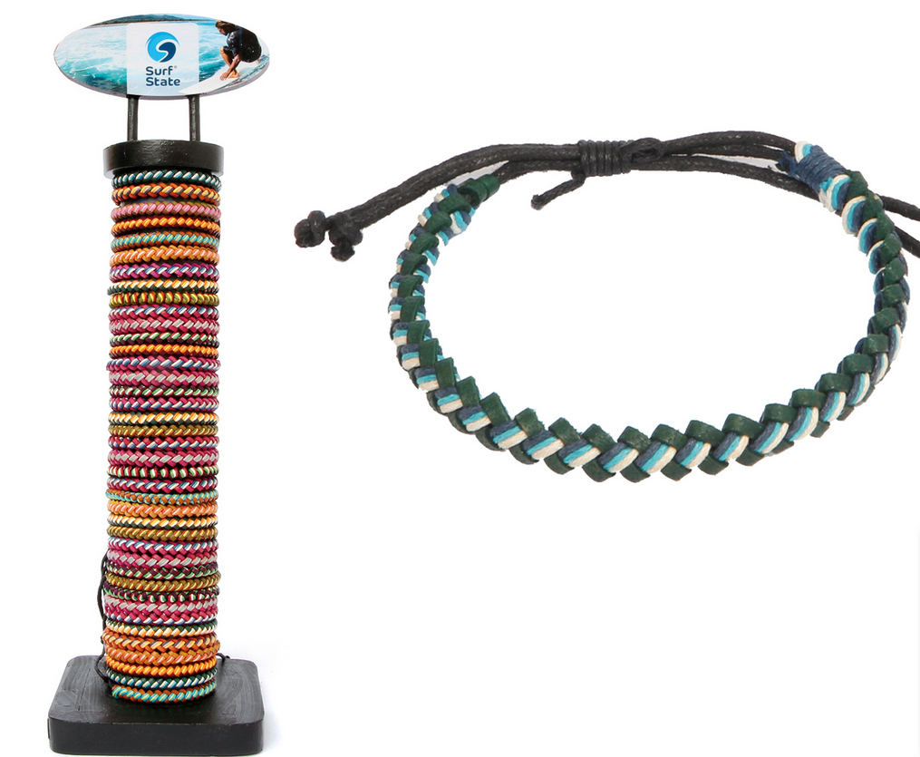 Coloured Leather Bracelet 1 SUPPLIED