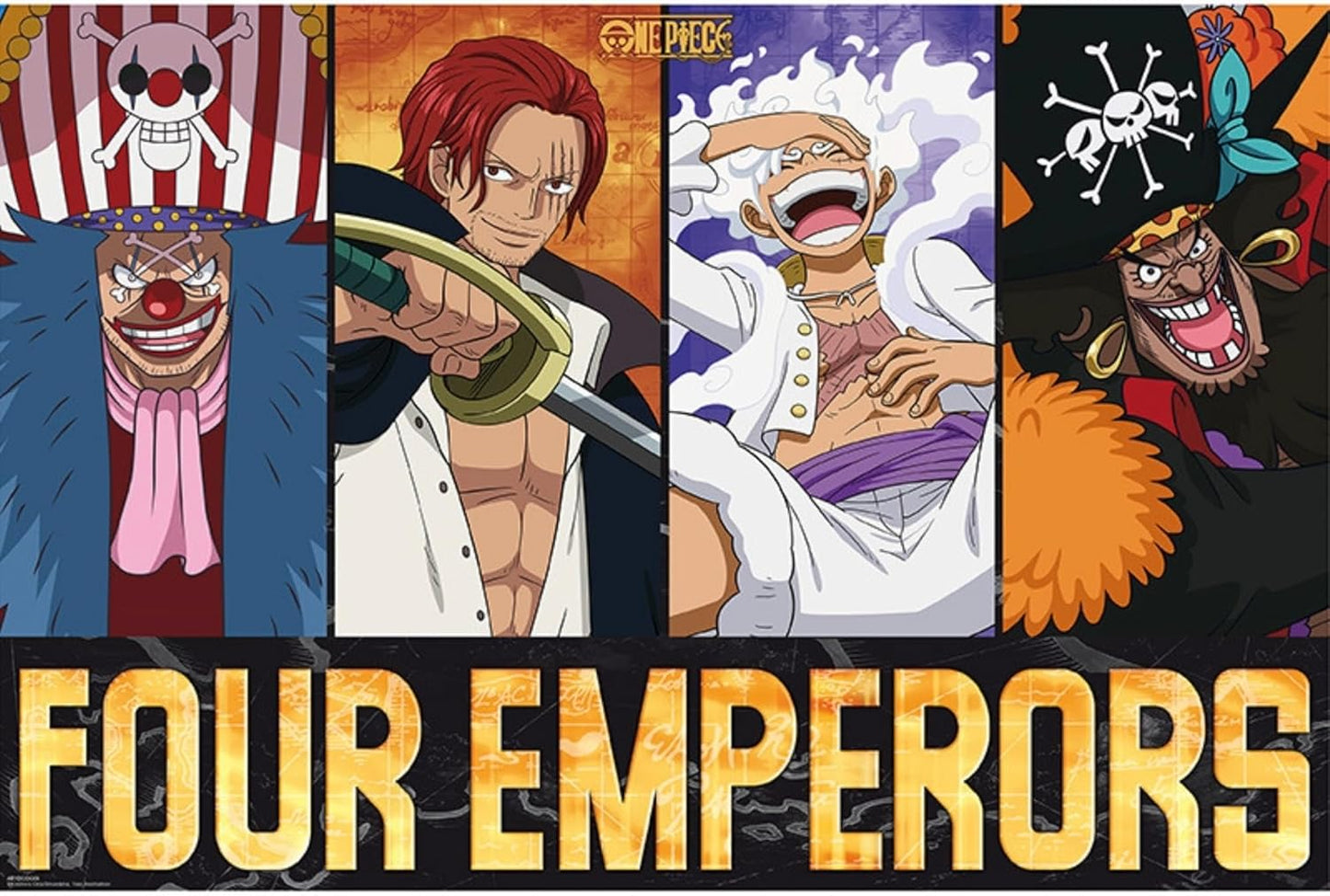 One Piece The Four Emperors / 24.2 x 35.8 inches Maxi Poster