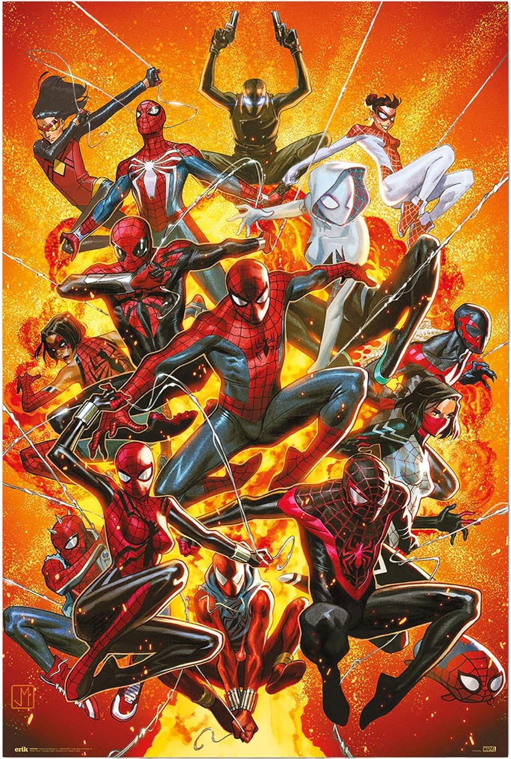 Marvel Spider-Man Spider-Geddon 1 Poster - 36 x 24 inches / 91.5 x 61 cm