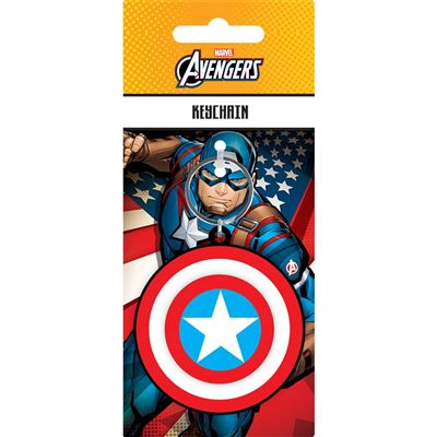 CAPTAIN AMERICA (SHIELD) SPINNER KEYCHAIN