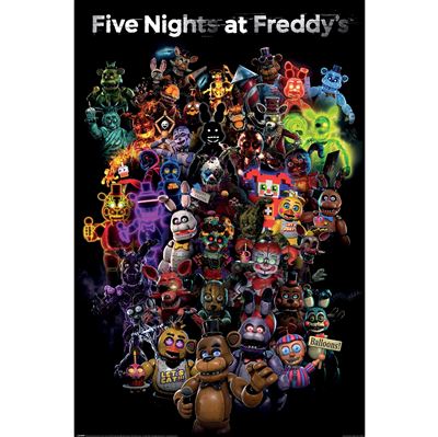 FIVE NIGHTS AT FREDDIES (COLLAGE) MAXI POSTER
