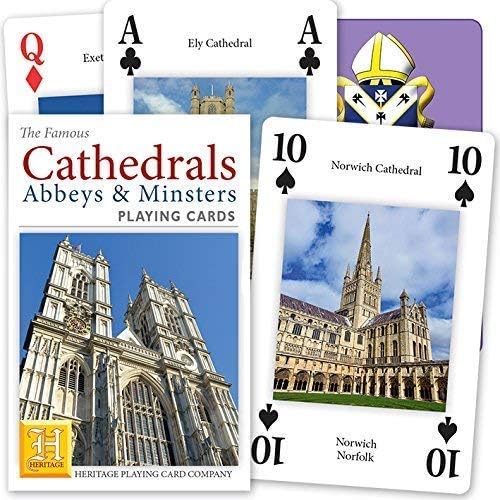 Cathedrals of England & Wales Set Of 52 Playing Cards + Jokers