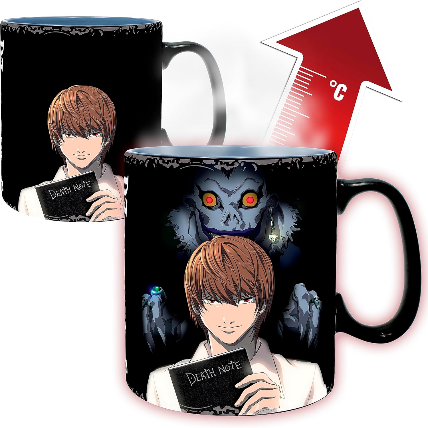 DEATH NOTE - Mug Heat Change - 460 ml - Kira & L