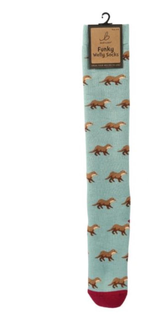Funky Welly Socks - Country Otters