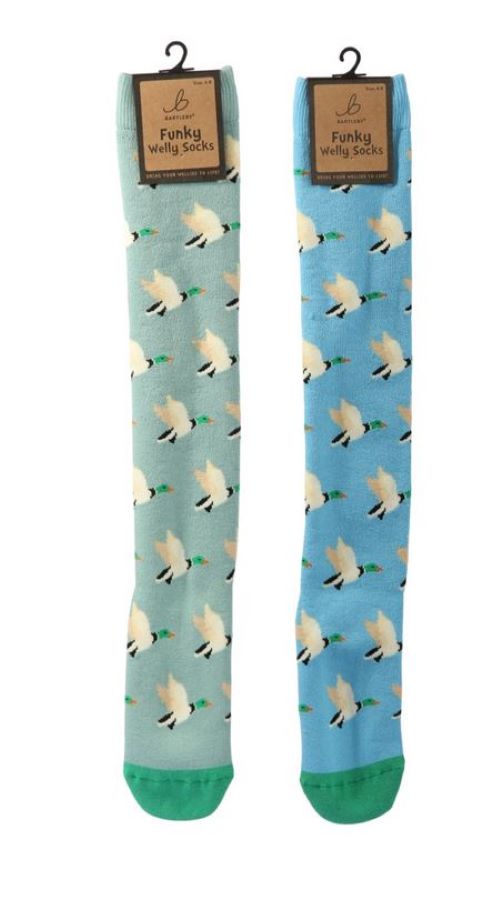 Funky Welly Socks - Flying Ducks (1 SUPPLIED)