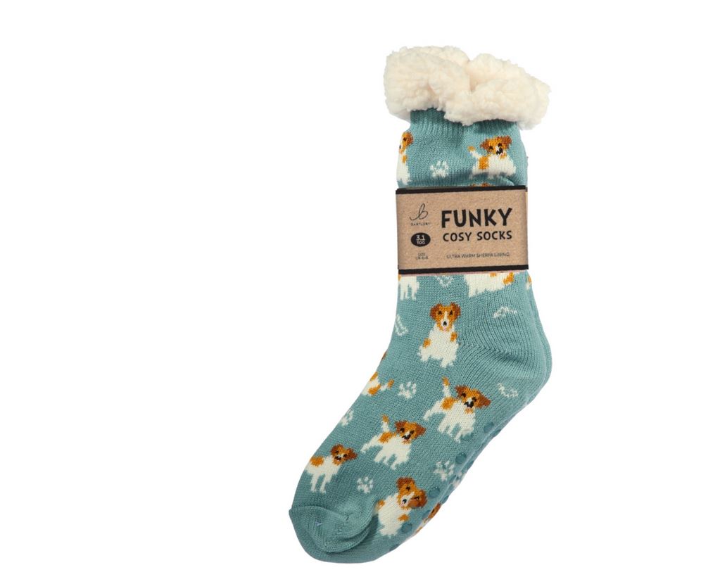 Sherpa Socks - Jack Russell