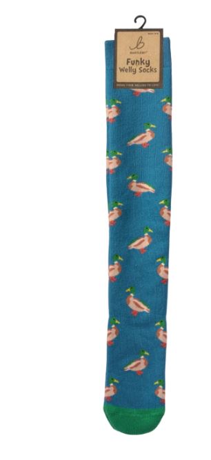 Funky Welly Socks - Country Mallard