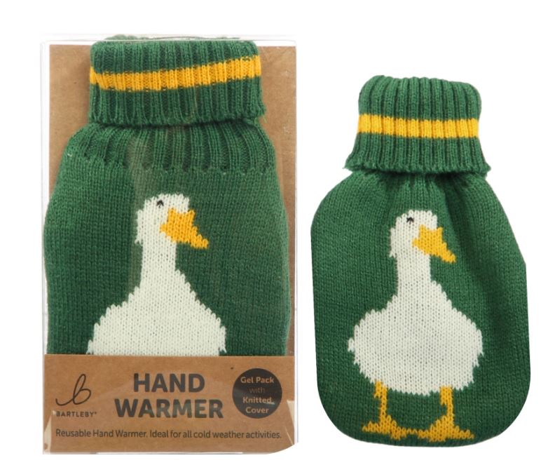 White Duck Knitted Hand Warmer