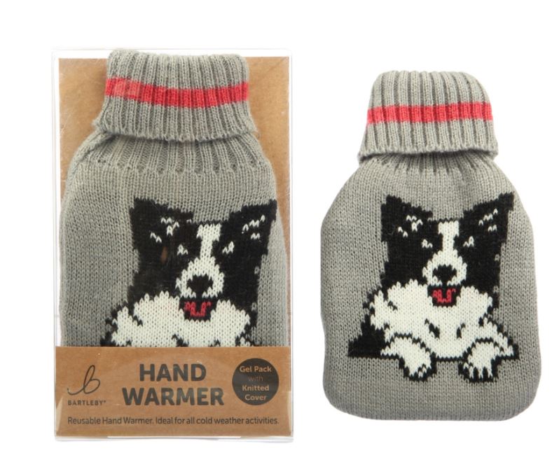 Collie Knitted Hand Warmer