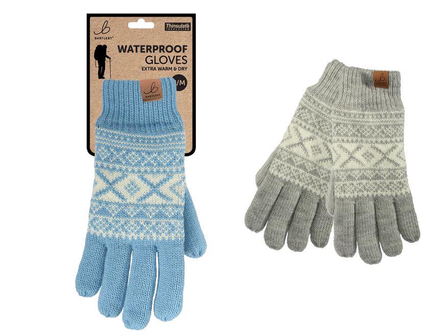 Patterned Waterproof Gloves (1 PAIR SUPPLIED)