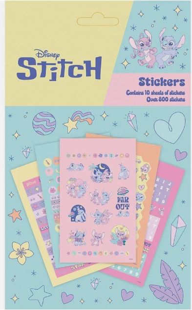 Disney Stitch Space Rocks 800 Stickers Pack