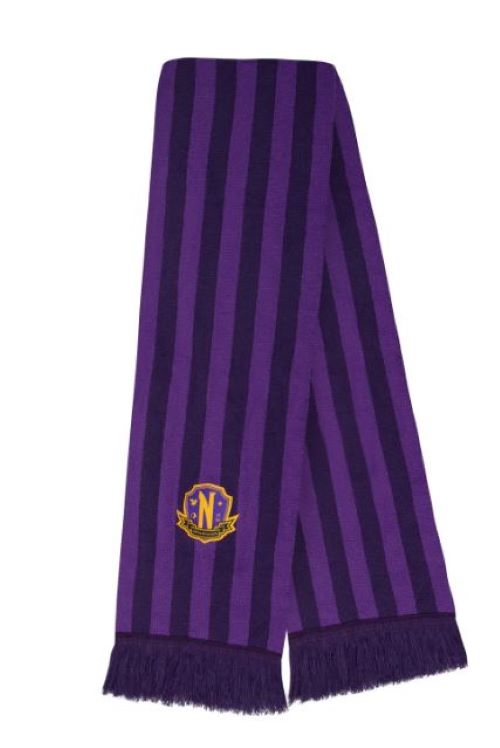 Wednesday - Nevermore Academy Purple Scarf