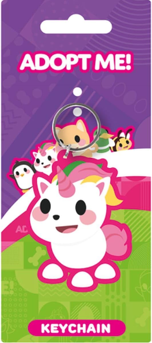 Adopt Me Unicorn PVC Keyring