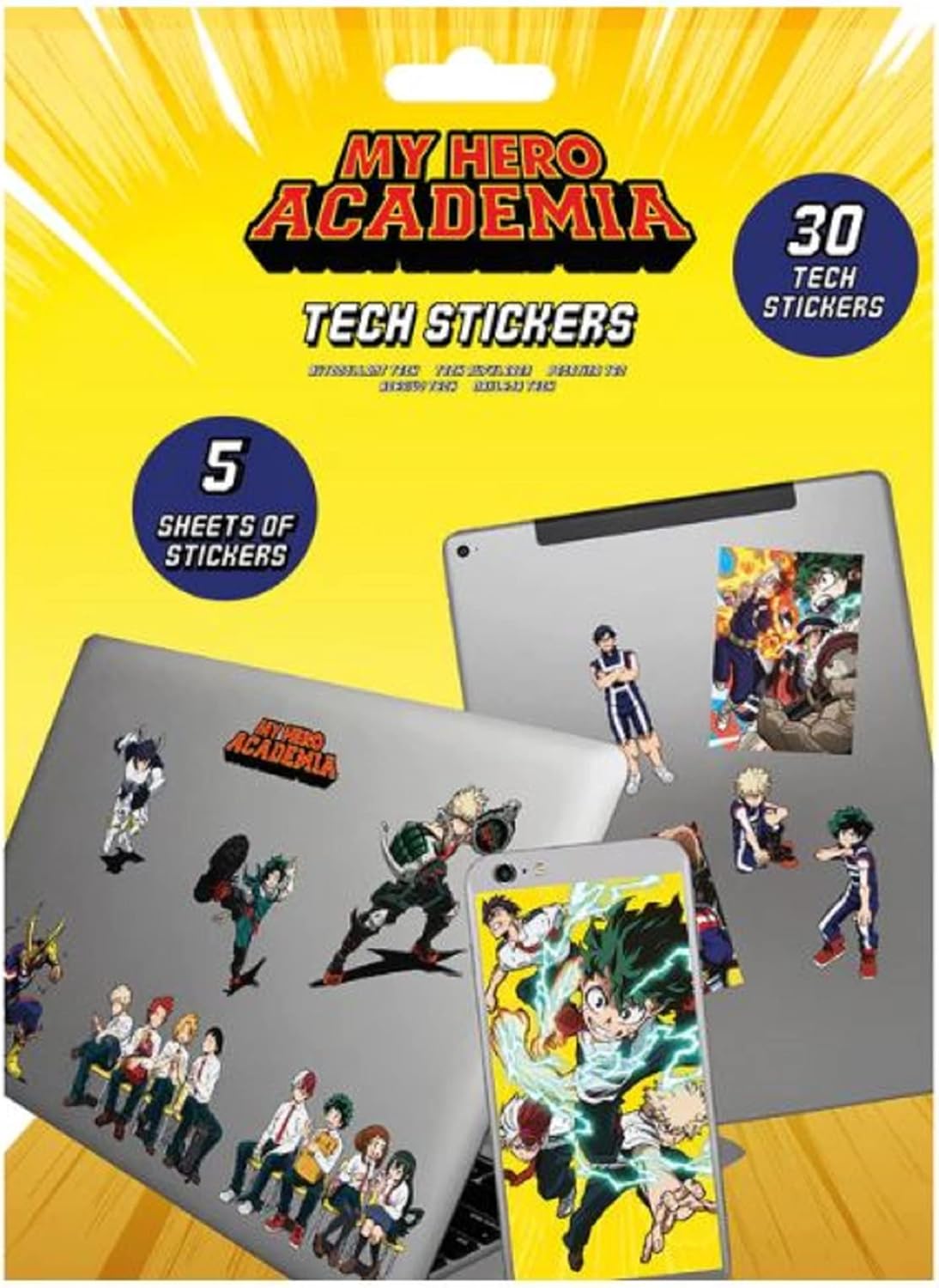 My Hero Academia Tech Stickers