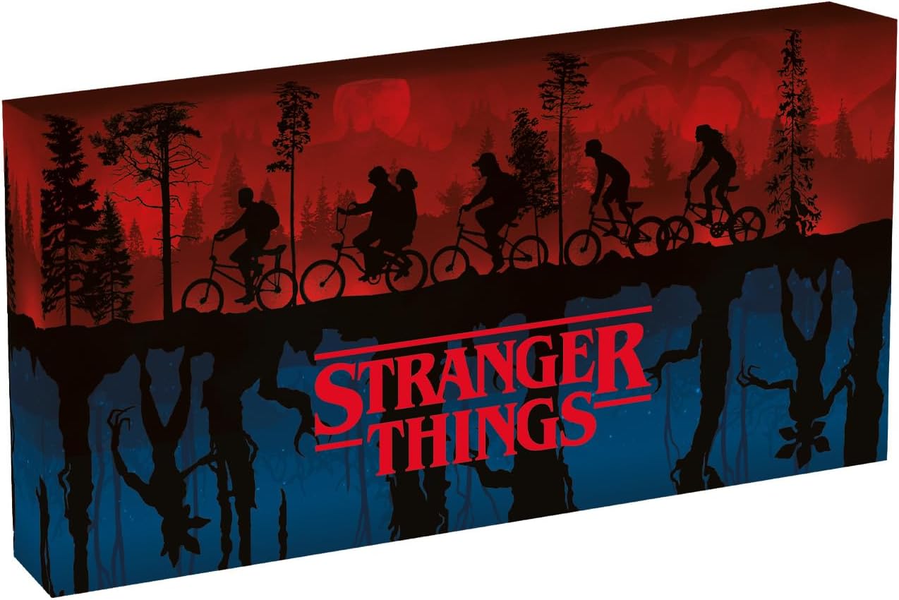 Stranger Things Light Up Canvas 30cm x 15cm