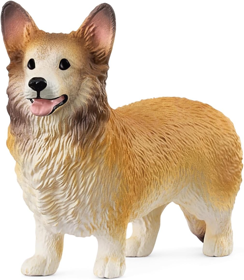 SCHLEICH Farm World - Cute 2" Welsh Corgi Toy Dog Figurine