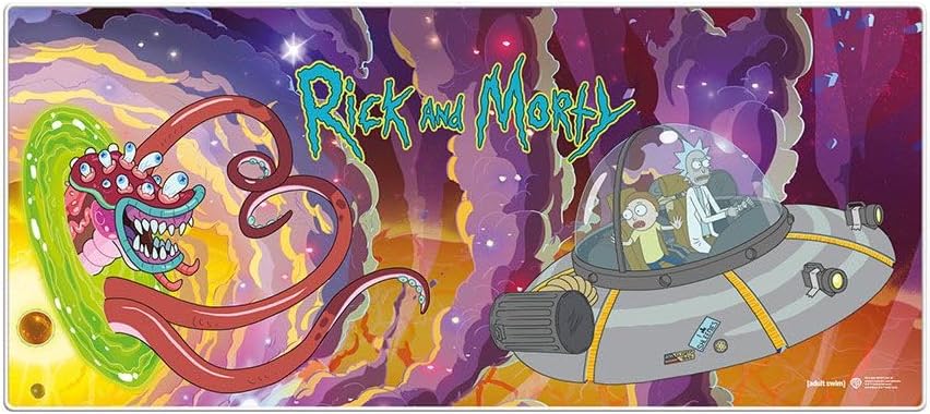 Rick and Morty (Spaceship) XL Gaming Desk Mat