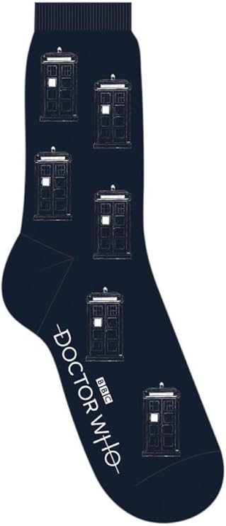 Doctor Who Multi Tardis Socks (Size 7-11)