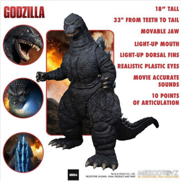 MEZCO TOYS ULTIMATE GODZILLA ACTION FIGURE - 3 FEET TALL - UK DELIVERY ONLY