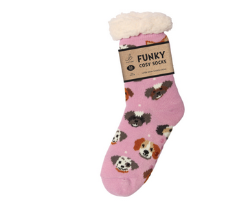 Ladies Sherpa Socks - Perfect Puppies