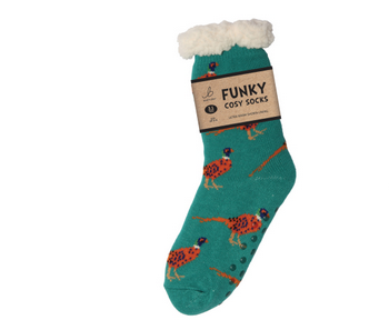 Ladies Sherpa Socks - Pheasant