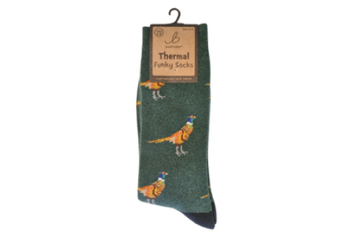 Funky Thermal Socks - Pheasant