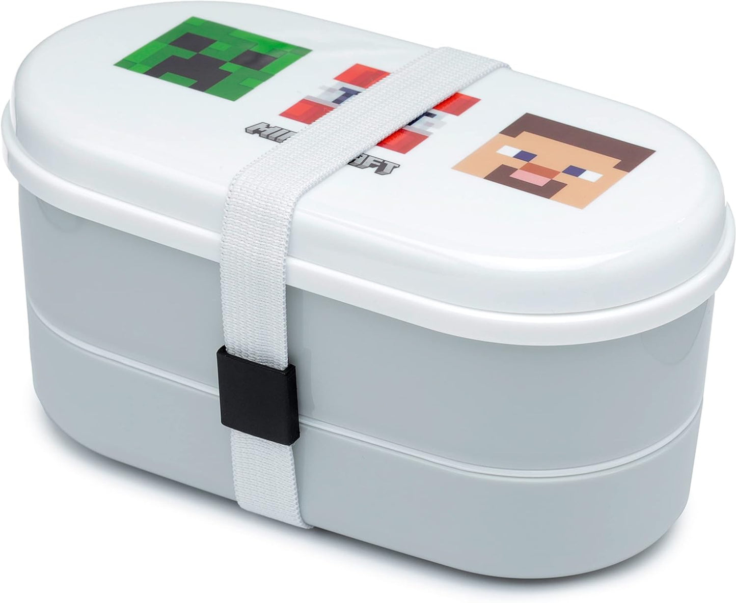 Minecraft Faces Stacked Bento Box - Lunch Box