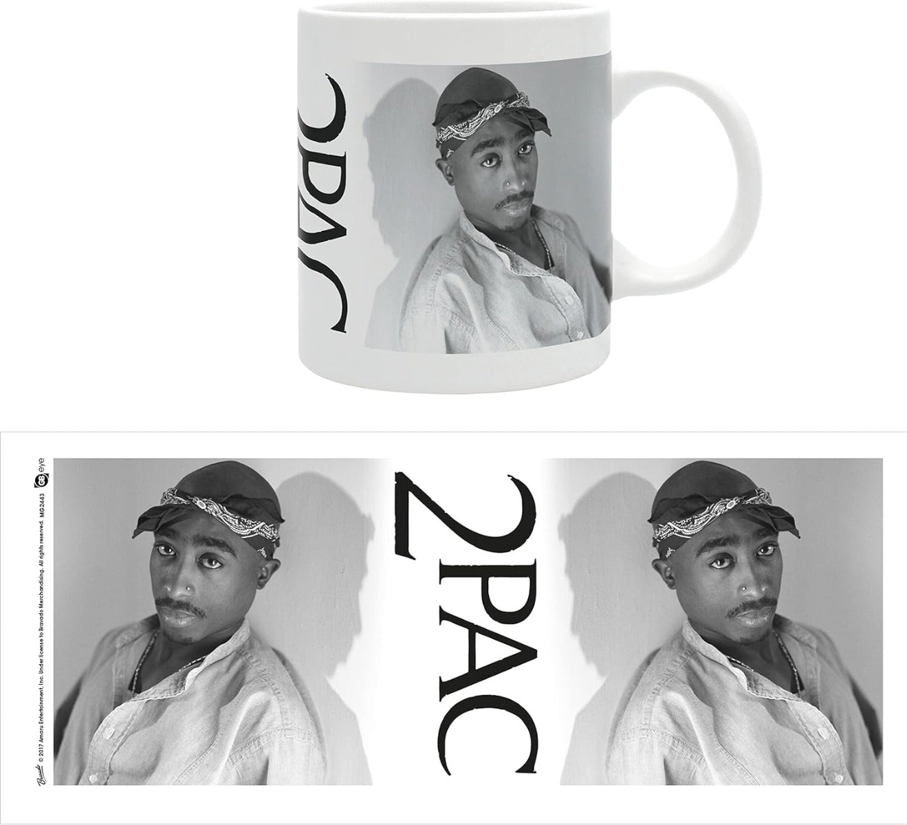 GB eye Tupac Shirt Mug