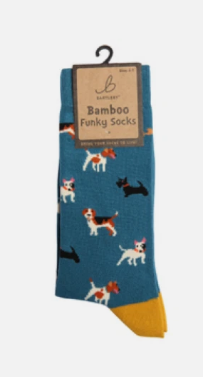 Ladies Funky Bamboo Socks - Doggy Divas