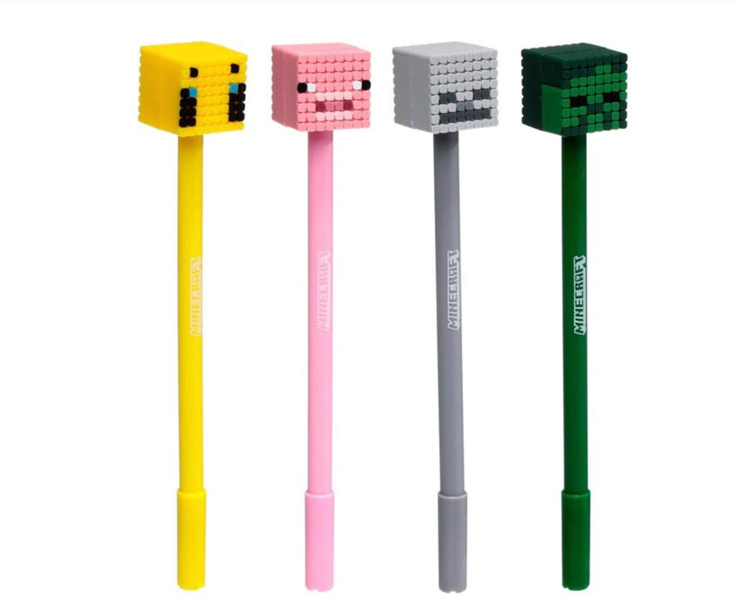 Minecraft Topper Pen (Pig/Bee/Zombie/Skeleton) (1 SUPPLIED)