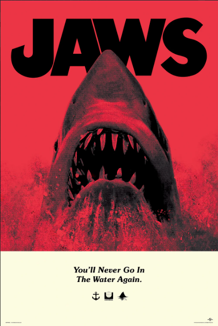 Jaws Red 61 x 91.5cm Maxi Poster