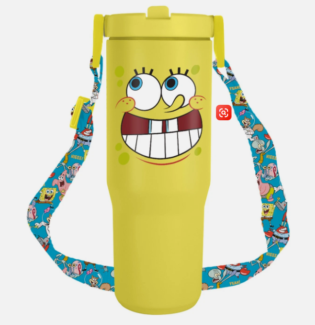 Spongebob Absorbed 30OZ Pitcher with Carry Strap