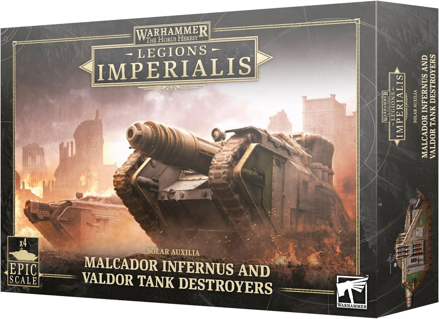 Games Workshop - Warhammer - Legions Imperialis: Malcador Infernus and Valdor Tank Destroyers