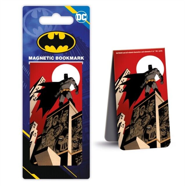 Batman Villain Skyline Magnetic Bookmark - New