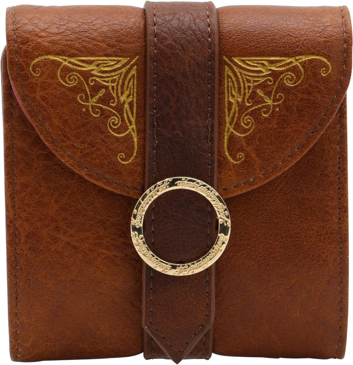 ABYSTYLE - Lord of The Rings Premium Wallet Single Ring, Brown, environ 11 x 10 x 3 cm