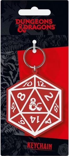 DUNGEONS & DRAGONS (DICE) PVC KEYCHAIN KEYCHAIN