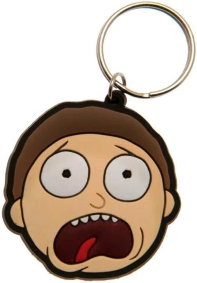 Rick & Morty Rubber Keychain
