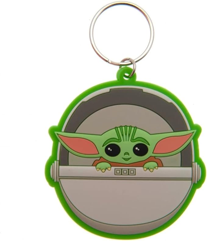 Star Wars: The Mandalorian Baby Yoda Rubber Keyring