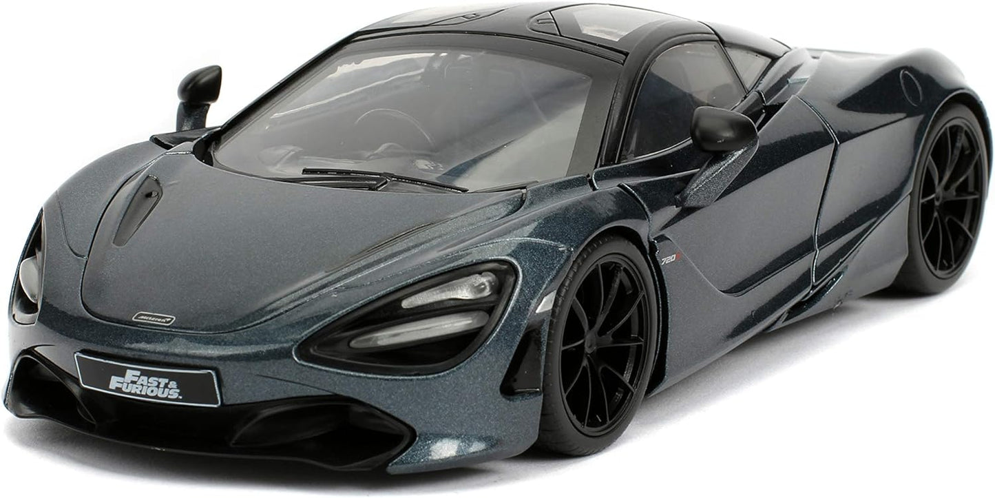 FAST & FURIOUS HOBBS & SHAW: SHAWS MCLAREN 720S 1:24 SCALE DIE-CAST REPLICA CAR