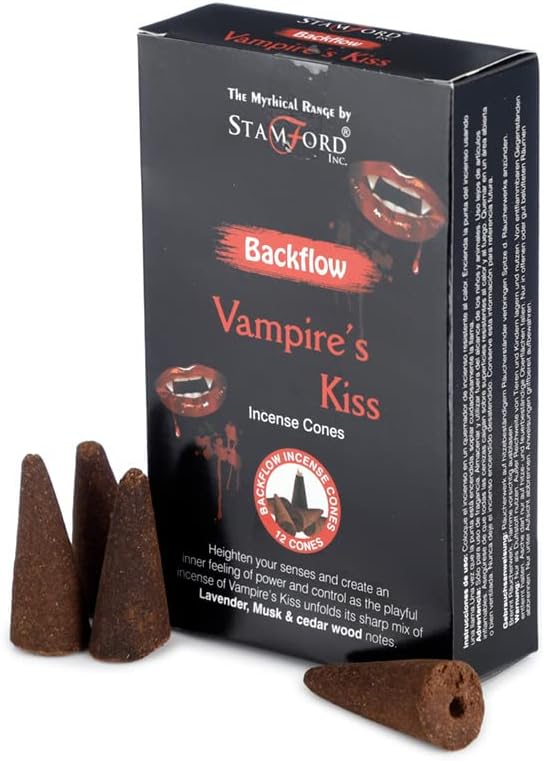 Stamford Backflow Incense Cones - Vampire's Kiss Scent