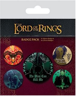 LORD OF THE RINGS (BE BOLD) BADGE PACK
