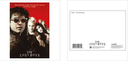 THE LOST BOYS (CULT CLASSIC) POSTCARD PRINT A6 (1 CARD SUPPLIED)