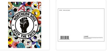 NORTHERN SOUL (LABELS) POSTCARD PRINT A6 (1 CARD SUPPLIED)