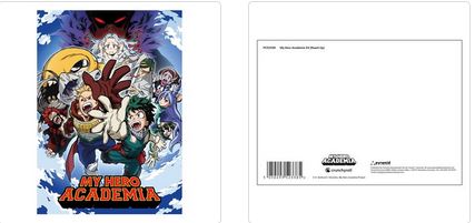 MY HERO ACADEMIA (REACH UP) POSTCARD PRINT A6 (1 CARD SUPPLIED)