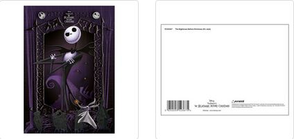 THE NIGHTMARE BEFORE CHRISTMAS (IT'S JACK) POSTCARD PRINT A6 (1 CARD SUPPLIED)