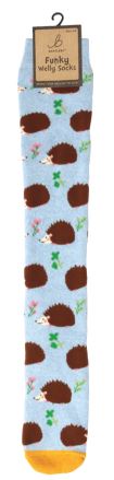Funky Welly Socks - Woodland Hedgehogs
