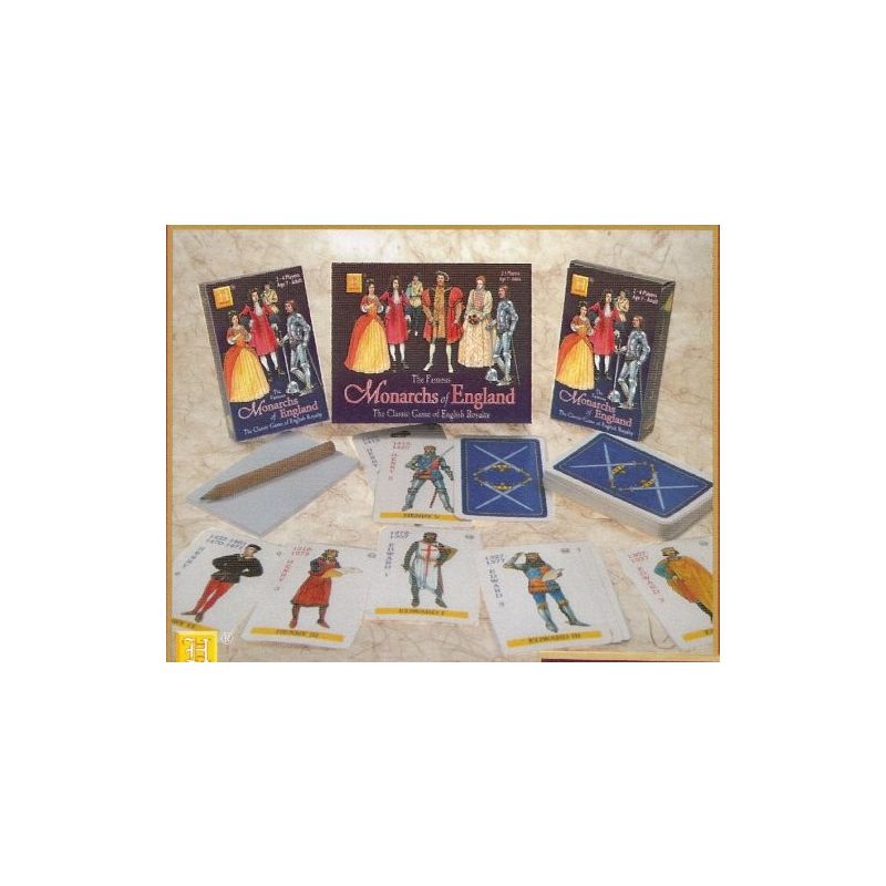 Heritage Playing Cards - Monarchs of England Game (Travel Size)